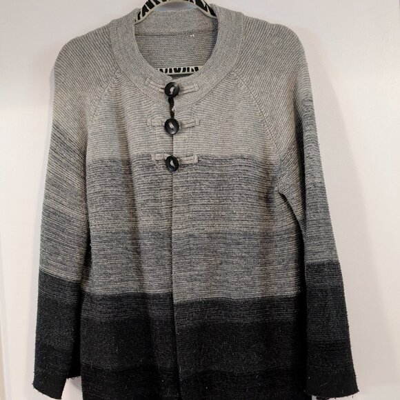 Grey Oriental Style Cardigan - Picture 1 of 1